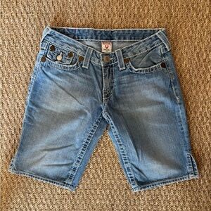 True Religion | Women’s Light Blue Denim Jean Shorts
